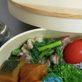M130018's cooksnap of when they made 【簡単】豚バラとわさび菜の柚子胡椒炒め.