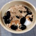 yukitarooo's cooksnap of when they made 黒豆きな粉の和風ヨーグルト＊.