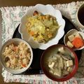 うさこママ★'s cooksnap of when they made ほっとする味☆鶏肉と白菜の蒸し煮.