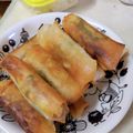 月✳Iris's cooksnap of when they made しそとウインナーとチーズのおつまみ春巻き.