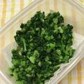 ほあちん's cooksnap of when they made 大根の葉！下処理と保存♪.