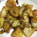 冷蔵庫レスキュー隊's cooksnap of when they made 白菜とじゃが芋の味噌照り焼き.