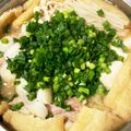 tomiha's cooksnap of when they made 新提案！うどんが旨い濃厚“ねぎ味噌豚鍋”.