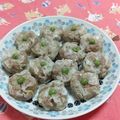 赤い電話's cooksnap of when they made フライパンで♪我が家の肉シュウマイ.