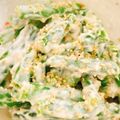りーとぽん's cooksnap of when they made インゲンの麺つゆマヨ和え.