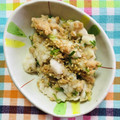 チェックのミニくま's cooksnap of when they made ✤里芋と鶏そぼろのサラダ風✤.