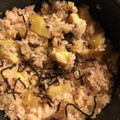 料理大好きママさん☆'s cooksnap of when they made 白だしで☆さつま芋と舞茸の炊き込みご飯.