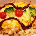 なーなちゃん's cooksnap of when they made 巻かずに簡単☆ドリア風チーズオムライス！.
