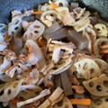 loplus's cooksnap of when they made れんこんと豚肉のきんぴら.