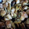 まりゆりひろこ's cooksnap of when they made 揚げない!簡単鶏肉とごぼうの甘辛炒め.