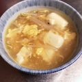 水玉ぱじゃま's cooksnap of when they made 節約モヤシと豆腐★トロトロ卵の中華スープ.