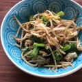 栗丸うさぎ's cooksnap of when they made もやしとブロッコリーと玉子のおかか炒め.