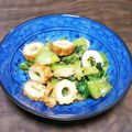 KAKO_KAKO's cooksnap of when they made チンゲン菜とちくわのおひたし.