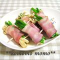 komomoもも's cooksnap of when they made ネギえのきベーコン.