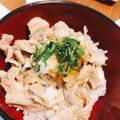 みるくクロワッサン's cooksnap of when they made 豚バラ肉もさっぱり【おろしポン酢豚丼】.