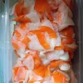 クック00Q0QZ☆'s cooksnap of when they made 大根と人参の酢の物.