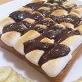 ハラダさん's cooksnap of when they made スモアトースト-チョコマシュマロトースト.