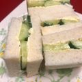 kurozata's cooksnap of when they made きゅうりだけのサンドイッチ♪.