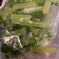 れそそ's cooksnap of when they made 大根葉の冷凍ストック方法.
