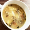 ぴたろ★'s cooksnap of when they made 田舎のウマイ味♪タケノコと鯖缶のお味噌汁.
