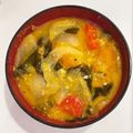 heartxx's cooksnap of when they made ほくほく＊かぼちゃと玉ねぎの味噌汁.