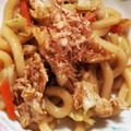 ねこのガストン's cooksnap of when they made 休日の簡単お昼ごはん♡焼きうどん.