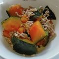 ぬこぬい戸田さん's cooksnap of when they made ○子供も好き○かぼちゃ&鶏ひき肉煮物.