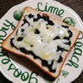もふもふクロさん's cooksnap of when they made 海苔の佃煮トースト♬*.+゜.