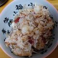 えみりんたん's cooksnap of when they made 梅とシラスで、ウメェ～チャーハン♪.