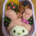 yuuminnn85's cooksnap of when they made ＊キャラ弁＊マイメロディ＊マイメロⅡ＊.