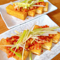 プー♡'s cooksnap of when they made おつまみに☆厚揚げキムチ♪.
