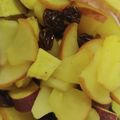 まるごとチョコ's cooksnap of when they made レンジで薩摩芋とリンゴとレーズンの重ね煮.