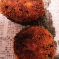 ♬あじさいのレシピ♬'s cooksnap of when they made 油フライパン1cm！おから入りメンチカツ.