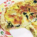 yuriemons's cooksnap of when they made きのことベーコンの簡単キッシュ.