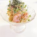 kayoko♡'s cooksnap of when they made 冷製明太子パスタ#甘海老のせ.