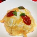 みっくママ's cooksnap of when they made 卵乗せるだけ♬♡簡単ケーキ風オムライス.