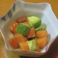 i_yokan's cooksnap of when they made アボカドとサーモンの無敵漬け.