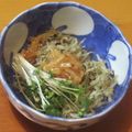 i_yokan's cooksnap of when they made しらすでおつまみ。なめ茸と辛子乗せ.