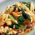 気まぐれ♡雨おんな's cooksnap of when they made 小松菜のたまごあんかけ.