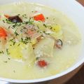 ｶｯﾊﾟ。's cooksnap of when they made 牛乳消費に！ミルクスープ.