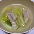 sayaendo＊'s cooksnap of when they made ほっこり簡単☆キャベツと餃子の生姜スープ.