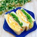 Satoco❋'s cooksnap of when they made レタスと卵とハムのサンドイッチ.