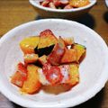 ＪＵＮちゃン's cooksnap of when they made カボチャとベーコンのオイマヨ炒め.