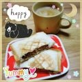 海理ママ's cooksnap of when they made レトルトハンバーグの簡単★ホットサンド.