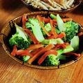 低カロ探検隊's cooksnap of when they made ブロッコリーと人参のナムル♪.
