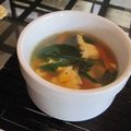 Eye candy's cooksnap of when they made 簡単☆ほうれん草とネギの卵スープ.