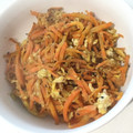 さおりん@料理特訓中's cooksnap of when they made にんじんとちくわの卵炒め.