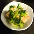 露天好き's cooksnap of when they made 青梗菜と高野豆腐の中華炒め.