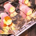 まいレコ's cooksnap of when they made お弁当おかず★ちくわたまごのベーコン巻き.