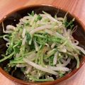 SKMT215's cooksnap of when they made 豆苗ともやしのナムル☆.